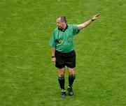 12 September 2004; Aodan Mac Suibhne, Referee. Guinness All-Ireland Senior Hurling Championship Final, Cork v Kilkenny, Croke Park, Dublin. Picture credit; Pat Murphy / SPORTSFILE *** Local Caption *** Any photograph taken by SPORTSFILE during, or in connection with, the 2004 Guinness All-Ireland Hurling Final which displays GAA logos or contains an image or part of an image of any GAA intellectual property, or, which contains images of a GAA player/players in their playing uniforms, may only be used for editorial and non-advertising purposes.  Use of photographs for advertising, as posters or for purchase separately is strictly prohibited unless prior written approval has been obtained from the Gaelic Athletic Association.