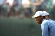 14 September 2004; Tiger Woods, Team USA 2004, pictured on the 18th green hole in advance of the 35th Ryder Cup Matches. Oakland Hills Country Club, Bloomfield Township, Michigan, USA. Picture credit; Matt Browne / SPORTSFILE