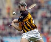 12 September 2004; Richard Hogan, Kilkenny. All-Ireland Minor Hurling Championship Final, Galway v Kilkenny, Croke Park, Dublin. Picture credit; Damien Eagers / SPORTSFILE *** Local Caption *** Any photograph taken by SPORTSFILE during, or in connection with, the 2004 Guinness All-Ireland Hurling Final which displays GAA logos or contains an image or part of an image of any GAA intellectual property, or, which contains images of a GAA player/players in their playing uniforms, may only be used for editorial and non-advertising purposes.  Use of photographs for advertising, as posters or for purchase separately is strictly prohibited unless prior written approval has been obtained from the Gaelic Athletic Association.