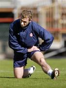 15 September 2004; Shelbourne's Ollie Cahill during squad training ahead of their UEFA Cup, 1st Round - 1st Leg match against Lille. Lansdowne Road, Dublin. Picture credit; Brian Lawless / SPORTSFILE