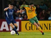 15 September 2004; Shane Hennessey, Rockmount, in action against John Frost, Waterford United. FAI Cup Quarter Final Replay, Rockmount v Waterford United, Turners Cross, Cork. Picture credit; David Maher / SPORTSFILE