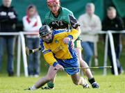 11 September 2004; Mickey McCann, Burt, in action against David Porter, Setanta. AIB Kilmacud Crokes All-Ireland Hurling Sevens 2004  Shield Final, Burt v Setanta, Kilmacud Crokes, Glenalbyn, Stillorgan, Dublin. Picture credit; Ray McManus / SPORTSFILE