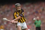 12 September 2004; Eddie Brennan, Kilkenny. Guinness All-Ireland Senior Hurling Championship Final, Cork v Kilkenny, Croke Park, Dublin. Picture credit; Ray McManus / SPORTSFILE *** Local Caption *** Any photograph taken by SPORTSFILE during, or in connection with, the 2004 Guinness All-Ireland Hurling Final which displays GAA logos or contains an image or part of an image of any GAA intellectual property, or, which contains images of a GAA player/players in their playing uniforms, may only be used for editorial and non-advertising purposes.  Use of photographs for advertising, as posters or for purchase separately is strictly prohibited unless prior written approval has been obtained from the Gaelic Athletic Association.