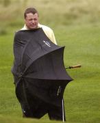 16 September 2004; Christy Fitzgerald, Lucan Golf Club, awaits his turn on the 16th. Bulmers Junior Cup Semi-Final, Bandon v Lucan, Shannon Golf Club, Shannon, Co. Clare. Picture credit; Ray McManus / SPORTSFILE