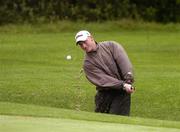 16 September 2004; Derek Downie, Sutton Golf Club, plays from a bunker on the 5th. Bulmers Barton Shield Final, Ballyclare Golf Club v Sutton Golf Club, Shannon Golf Club, Shannon, Co. Clare. Picture credit; Ray McManus / SPORTSFILE