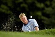 16 September 2004; Darren Clarke, Team Europe 2004, plays from the bunker onto the 5th green during a practice round in advance of the 35th Ryder Cup Matches. Oakland Hills Country Club, Bloomfield Township, Michigan, USA. Picture credit; Matt Browne / SPORTSFILE