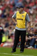 12 September 2004; Br. Damien Brennan, Kilkenny manager. All-Ireland Minor Hurling Championship Final, Galway v Kilkenny, Croke Park, Dublin. Picture credit; Brendan Moran / SPORTSFILE *** Local Caption *** Any photograph taken by SPORTSFILE during, or in connection with, the 2004 Guinness All-Ireland Hurling Final which displays GAA logos or contains an image or part of an image of any GAA intellectual property, or, which contains images of a GAA player/players in their playing uniforms, may only be used for editorial and non-advertising purposes.  Use of photographs for advertising, as posters or for purchase separately is strictly prohibited unless prior written approval has been obtained from the Gaelic Athletic Association.