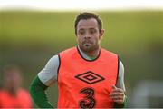 8 October 2013; Andy Reid, Republic of Ireland, in action during squad training ahead of their 2014 FIFA World Cup Qualifier, Group C, game against Germany on Friday. Republic of Ireland Squad Training, Gannon Park, Malahide, Co. Dublin. Picture credit: David Maher / SPORTSFILE