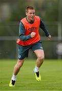9 October 2013; Republic of Ireland's James McCarthy during squad training ahead of their 2014 FIFA World Cup Qualifier, Group C, game against Germany on Friday. Republic of Ireland Squad Training, Gannon Park, Malahide, Co. Dublin. Picture credit: David Maher / SPORTSFILE