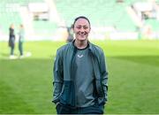8 April 2025; Megan Campbell of Republic of Ireland before the UEFA Women's Nations League B match between Republic of Ireland and Greece at Tallaght Stadium in Dublin. Photo by Stephen McCarthy/Sportsfile