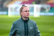 8 April 2025; Amber Barrett of Republic of Ireland before the UEFA Women's Nations League B match between Republic of Ireland and Greece at Tallaght Stadium in Dublin. Photo by Stephen McCarthy/Sportsfile