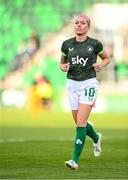 8 April 2025; Denise O’Sullivan of Republic of Ireland before the UEFA Women's Nations League B match between Republic of Ireland and Greece at Tallaght Stadium in Dublin. Photo by Stephen McCarthy/Sportsfile