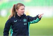 8 April 2025; Republic of Ireland performance coach Holly Pickett before the UEFA Women's Nations League B match between Republic of Ireland and Greece at Tallaght Stadium in Dublin. Photo by Stephen McCarthy/Sportsfile