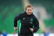 8 April 2025; Republic of Ireland performance coach Holly Pickett before the UEFA Women's Nations League B match between Republic of Ireland and Greece at Tallaght Stadium in Dublin. Photo by Stephen McCarthy/Sportsfile