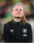 8 April 2025; Amber Barrett of Republic of Ireland before the UEFA Women's Nations League B match between Republic of Ireland and Greece at Tallaght Stadium in Dublin. Photo by Stephen McCarthy/Sportsfile