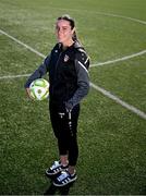 9 April 2025; Aoife Kelly of Wexford FC during an EA SPORTS LOI Academy media event at FAI Headquarters in Abbotstown, Dublin. Photo by Piaras Ó Mídheach/Sportsfile
