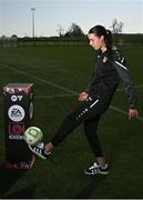 9 April 2025; Aoife Kelly of Wexford FC during an EA SPORTS LOI Academy media event at FAI Headquarters in Abbotstown, Dublin. Photo by Piaras Ó Mídheach/Sportsfile