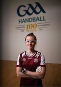 10 April 2025; Niamh Heffernan of Galway in attendance at the 2025 oneills.com 4-Wall Men's & Ladies' Senior Singles All Ireland Championship Launch at the National Handball Centre in Croke Park, Dublin. Photo by David Fitzgerald/Sportsfile
