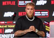 9 April 2025; Jake Paul during the kick-off press conference for Taylor v Serrano 3 at The Theater at Madison Square Garden in New York, USA. Photo by Tom Horak/Sportsfile