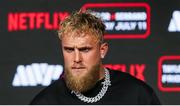 9 April 2025; Jake Paul during the kick-off press conference for Taylor v Serrano 3 at The Theater at Madison Square Garden in New York, USA. Photo by Tom Horak/Sportsfile