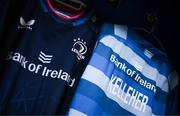 11 April 2025; The jersey of Rónan Kelleher in the Leinster dressingroom before the Investec Champions Cup quarter-final match between Leinster and Glasgow Warriors at the Aviva Stadium in Dublin. Photo by Brendan Moran/Sportsfile