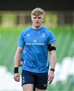 11 April 2025; Tommy O'Brien of Leinster walks the pitch before the Investec Champions Cup quarter-final match between Leinster and Glasgow Warriors at the Aviva Stadium in Dublin. Photo by Brendan Moran/Sportsfile