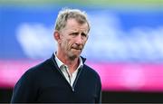 11 April 2025; Leinster head coach Leo Cullen before the Investec Champions Cup quarter-final match between Leinster and Glasgow Warriors at the Aviva Stadium in Dublin. Photo by Brendan Moran/Sportsfile