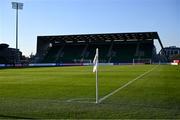 11 April 2025; A general view of the pitch before the SSE Airtricity Men's Premier Division match between Shamrock Rovers and Waterford at Tallaght Stadium in Dublin. Photo by Piaras Ó Mídheach/Sportsfile