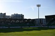 11 April 2025; A general view of the pitch before the SSE Airtricity Men's Premier Division match between Shamrock Rovers and Waterford at Tallaght Stadium in Dublin. Photo by Piaras Ó Mídheach/Sportsfile