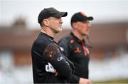 12 April 2025; Armagh manager Kieran McGeeney during the Ulster GAA Football Senior Championship quarter-final match between Antrim and Armagh at Corrigan Park in Belfast. Photo by David Fitzgerald/Sportsfile