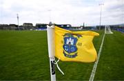 12 April 2025; A general view of a corner flag before the FAI Youth Inter-League Cup final match between Mayo Football League and Cork Youth League at Fairview Rangers AFC in Limerick. Photo by Ben McShane/Sportsfile