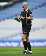 12 April 2025; Referee Shane Curley during the Lidl Ladies National Football League Division 1 final match between Armagh and Kerry at Croke Park in Dublin. Photo by Shauna Clinton/Sportsfile