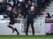 12 April 2025; Westmeath manager Dermot McCabe during the Leinster GAA Football Senior Championship quarter-final match between Kildare and Westmeath at Cedral St Conleth's Park in Newbridge, KiIdare. Photo by Piaras Ó Mídheach/Sportsfile