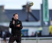 12 April 2025; Connacht attack coach Mark Sexton before the EPCR Challenge Cup quarter-final match between Connacht and Racing 92 at Dexcom Stadium in Galway. Photo by Thomas Flinkow/Sportsfile