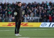 12 April 2025; Connacht attack coach Mark Sexton before the EPCR Challenge Cup quarter-final match between Connacht and Racing 92 at Dexcom Stadium in Galway. Photo by Thomas Flinkow/Sportsfile