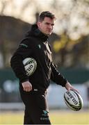12 April 2025; Connacht attack coach Mark Sexton before the EPCR Challenge Cup quarter-final match between Connacht and Racing 92 at Dexcom Stadium in Galway. Photo by Thomas Flinkow/Sportsfile