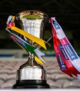 13 April 2025; A general view of the cup before the Very National Camogie League Division 1A final match between between Cork and Galway at FBD Semple Stadium in Thurles, Tipperary. Photo by Tom Beary/Sportsfile