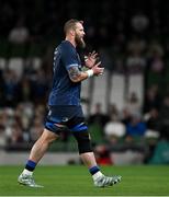11 April 2025; RG Snyman of Leinster leaves the pitch as he is substituted during the Investec Champions Cup quarter-final match between Leinster and Glasgow Warriors at the Aviva Stadium in Dublin. Photo by Brendan Moran/Sportsfile