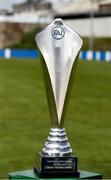 13 April 2025; A general view of the trophy before the FAI Oscar Traynor Inter-League Cup final match between Limerick District League and Wexford Football League at Jackman Park in Limerick. Photo by Michael P Ryan/Sportsfile