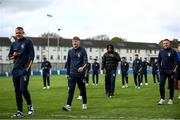 13 April 2025; Wexford Football League players walk the pitch before before the FAI Oscar Traynor Inter-League Cup final match between Limerick District League and Wexford Football League at Jackman Park in Limerick. Photo by Michael P Ryan/Sportsfile