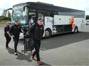 13 April 2025; Offaly joint-manager Mickey Harte arrives for the Leinster GAA Football Senior Championship quarter-final match between Meath and Offaly at Pairc Tailteann in Navan, Meath. Photo by Thomas Flinkow/Sportsfile