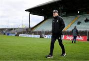 13 April 2025; Offaly joint-manager Mickey Harte before the Leinster GAA Football Senior Championship quarter-final match between Meath and Offaly at Pairc Tailteann in Navan, Meath. Photo by Thomas Flinkow/Sportsfile