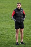 13 April 2025; Sam Mulroy of Louth before the Leinster GAA Football Senior Championship quarter-final match between Louth and Laois at Cedral St Conleth's Park in Newbridge, KiIdare. Photo by Piaras Ó Mídheach/Sportsfile