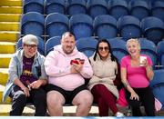 13 April 2025; Wexford Football League supporters before the FAI Oscar Traynor Inter-League Cup final match between Limerick District League and Wexford Football League at Jackman Park in Limerick. Photo by Michael P Ryan/Sportsfile