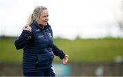 13 April 2025; Wexford manager Lizzy Kent before the Lidl Ladies National Football League Division 3 final match between Cavan and Wexford at Integral GAA Grounds in Drogheda, Louth. Photo by Shauna Clinton/Sportsfile