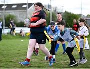 13 April 2025; Action from the Leinster Rugby Inclusivity Blitz at Navan RFC in Navan, Meath. Photo by David Fitzgerald/Sportsfile