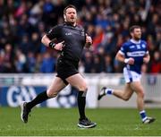 13 April 2025; Referee Paddy Neilan during the Leinster GAA Football Senior Championship quarter-final match between Louth and Laois at Cedral St Conleth's Park in Newbridge, KiIdare. Photo by Piaras Ó Mídheach/Sportsfile