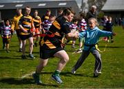 13 April 2025; Action from the Leinster Rugby Inclusivity Blitz at Navan RFC in Navan, Meath. Photo by David Fitzgerald/Sportsfile