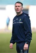 13 April 2025; Wicklow manager Oisín McConville near the end of the Leinster GAA Football Senior Championship quarter-final match between Wicklow and Dublin at Echelon Park in Aughrim, Wicklow. Photo by Ray McManus/Sportsfile