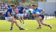 13 April 2025; Con O'Callaghan of Dublin in action against Malachy Stone of Wicklow during the Leinster GAA Football Senior Championship quarter-final match between Wicklow and Dublin at Echelon Park in Aughrim, Wicklow. Photo by Ray McManus/Sportsfile